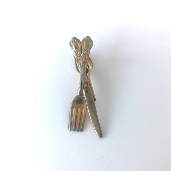 Vintage culinary tie clip by Myers-Suzio 🍴👔 - Picture 1 of 4